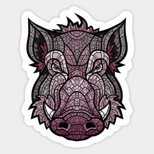 Wild Reserve: Pink Boar Sticker